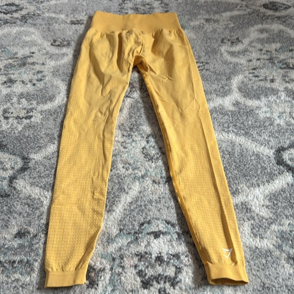 GYMSHARK Womens Vital Seamless 2.0 Leggings in Yellow - Picture 7 of 10